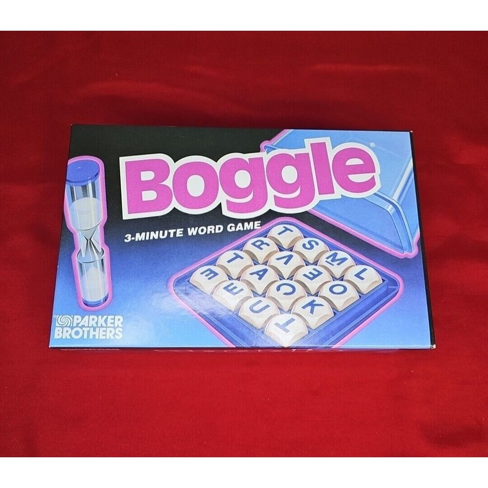 Boggle Word Game Parker Brothers VTG '92 Complete Classic Letter Cube